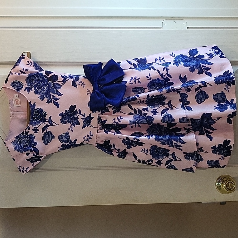 Wonder Nation pink and blue girls dress size 8